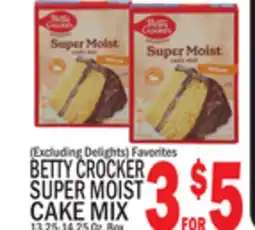 C Town BETTY CROCKER SUPER MOIST CAKE MIX offer