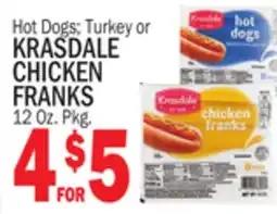 C Town KRASDALE CHICKEN FRANKS offer