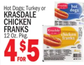 C Town KRASDALE CHICKEN FRANKS offer