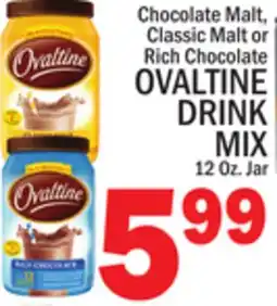 C Town OVALTINE DRINK MIX offer