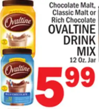 C Town OVALTINE DRINK MIX offer