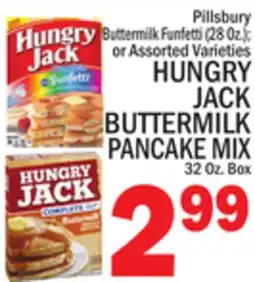 C Town HUNGRY JACK BUTTERMILK PANCAKE MIX 32 Oz. Box offer