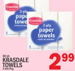 C Town KRASDALE TOWELS offer