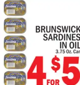 C Town BRUNSWICK SARDINES IN OIL offer