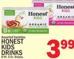 C Town HONEST KIDS DRINKS offer