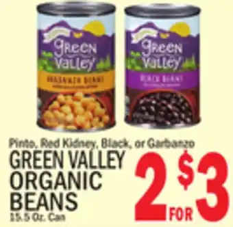 C Town GREEN VALLEY ORGANIC BEANS offer