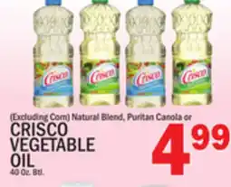C Town CRISCO VEGETABLE OIL offer