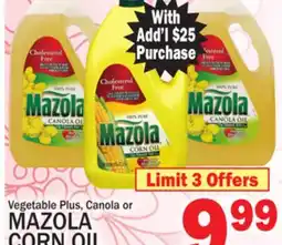 C Town MAZOLA CORN OIL offer