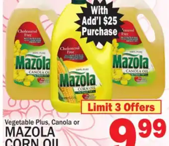 C Town MAZOLA CORN OIL offer