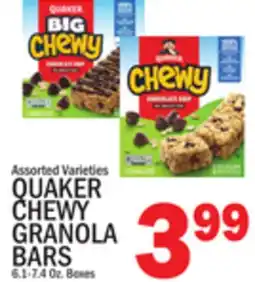 C Town QUAKER CHEWY GRANOLA BARS offer