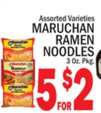 C Town MARUCHAN RAMEN NOODLES offer