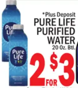 C Town PURE LIFE PURIFIED WATER offer