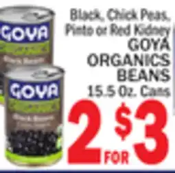 C Town GOYA ORGANICS BEANS offer