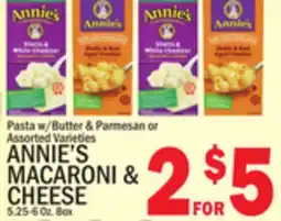 C Town ANNIE'S MACARONI & CHEESE offer