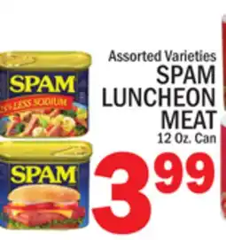 C Town SPAM LUNCHEON MEAT offer