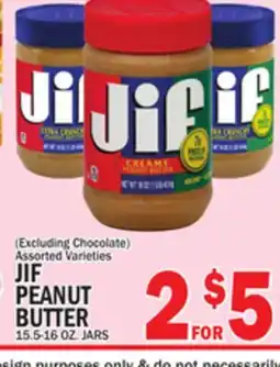 C Town JIF PEANUT BUTTER offer