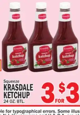 C Town KRASDALE KETCHUP offer