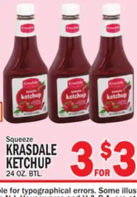 C Town KRASDALE KETCHUP offer