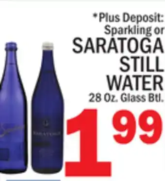 C Town SARATOGA SPARKLING OR STILL WATER offer