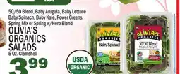 C Town OLIVIA'S ORGANICS SALADS offer