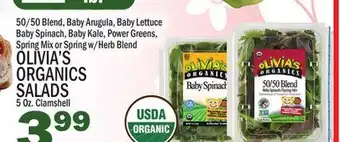 C Town OLIVIA'S ORGANICS SALADS offer
