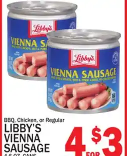 C Town LIBBY'S VIENNA SAUSAGE offer