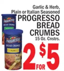 C Town PROGRESSO BREAD CRUMBS offer