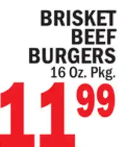 C Town BRISKET BEEF BURGERS offer