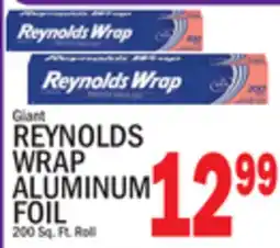C Town REYNOLDS WRAP ALUMINUM FOIL offer
