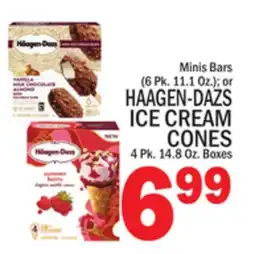 C Town HAAGEN-DAZS ICE CREAM CONES, 4 Pk. 14.8 Oz. Boxes offer