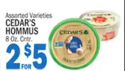 C Town CEDAR'S HOMMUS offer