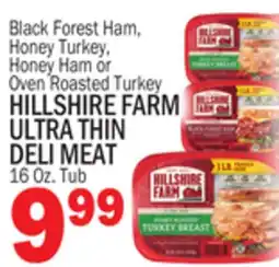 C Town HILLSHIRE FARM ULTRA THIN DELI MEAT offer