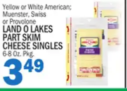 C Town LAND O LAKES PART SKIM CHEESE SINGLES offer