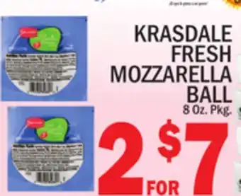C Town KRASDALE FRESH MOZZARELLA BALL offer
