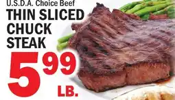 C Town THIN SLICED CHUCK STEAK offer