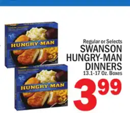 C Town SWANSON HUNGRY-MAN DINNERS offer