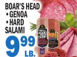 C Town BOAR'S HEAD GENOA, HARD SALAMI offer