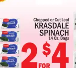 C Town KRASDALE SPINACH offer