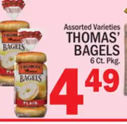 C Town THOMAS' BAGELS offer