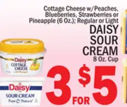 C Town DAISY SOUR CREAM 8 Oz. Cup offer