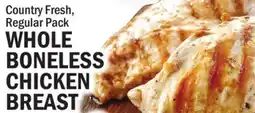 C Town WHOLE BONELESS CHICKEN BREAST BREAST offer