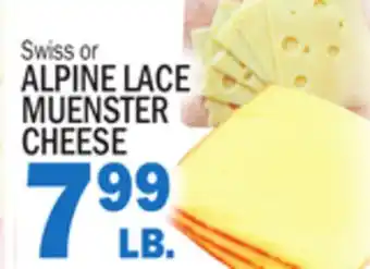 C Town ALPINE LACE MUENSTER CHEESE offer