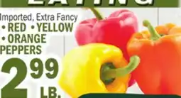 C Town RED, YELLOW, ORANGE PEPPERS offer