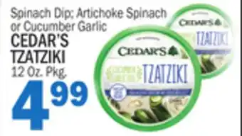 C Town CEDAR'S TZATZIKI offer
