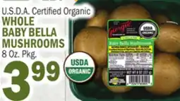 C Town WHOLE BABY BELLA MUSHROOMS offer