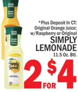 C Town SIMPLY LEMONADE offer