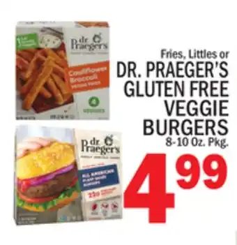 C Town DR. PRAEGER'S GLUTEN FREE VEGGIE BURGERS offer