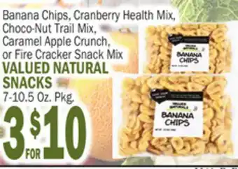 C Town VALUED NATURAL SNACKS offer