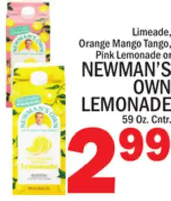 C Town NEWMAN'S OWN LEMONADE offer