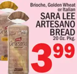 C Town SARA LEE ARTESANO BREAD offer